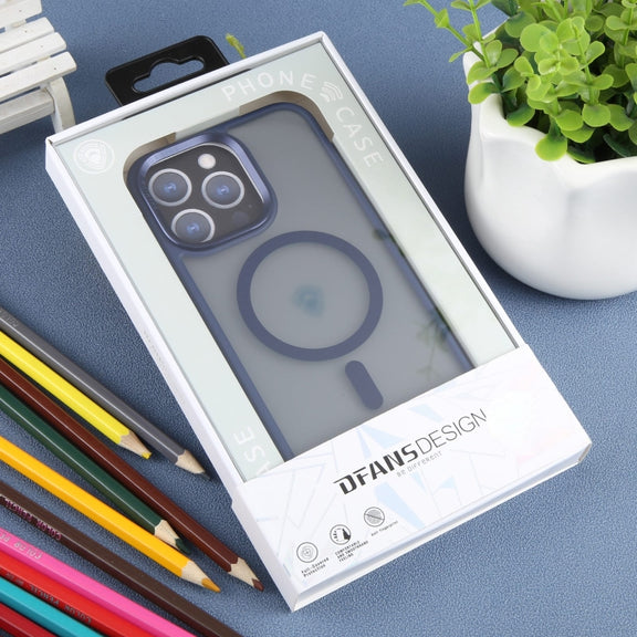 For iPhone 15 Pro Max DFANS DESIGN Magsafe Magnetic Phone Case(Blue)
