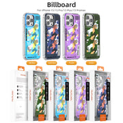 For iPhone 15 Pro Max Mutural Billboard Series Phone Case(Sky Blue)