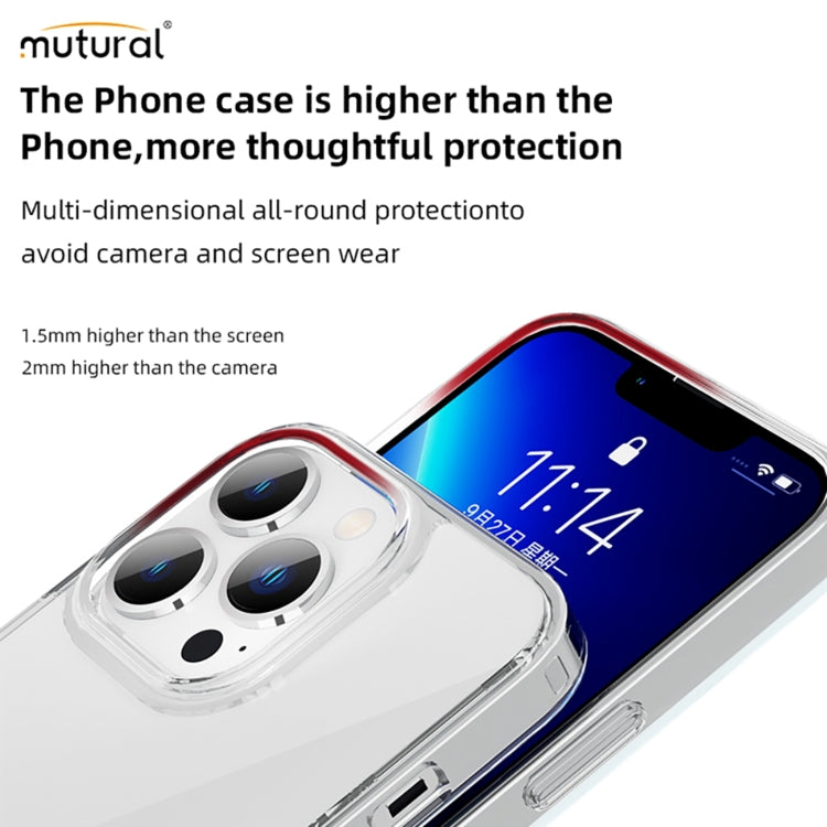 For iPhone 15 Pro Max Mutural Ice Series TPU Phone Case(Transparent)
