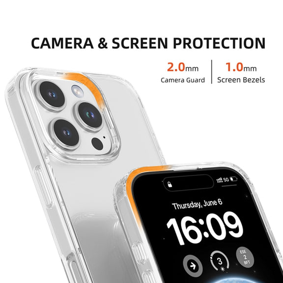 For iPhone 16 Plus Mutural Ice Series TPU Phone Case(Transparent)