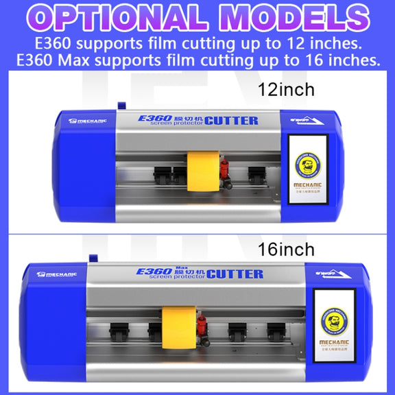 Mechanic Universal Cloud Intelligent Flexible Hydrogel Film Cutting Machine, Model:E360(US Plug)