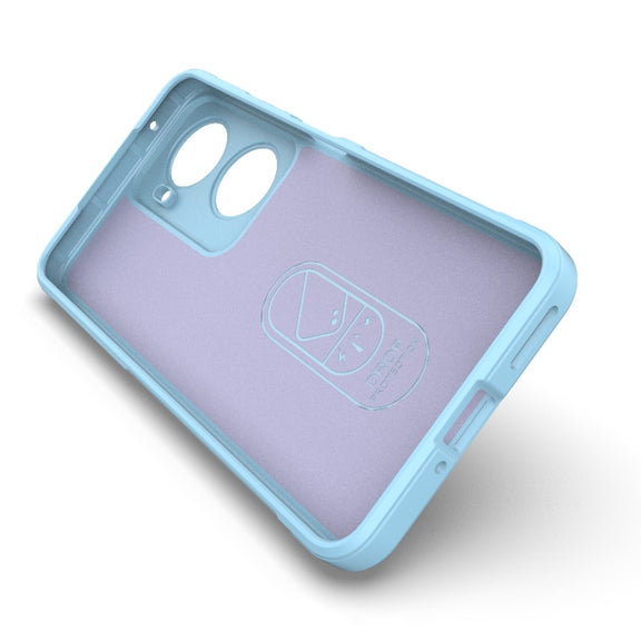 For Huawei nova 11 SE Magic Shield TPU + Flannel Phone Case(Dark Grey)
