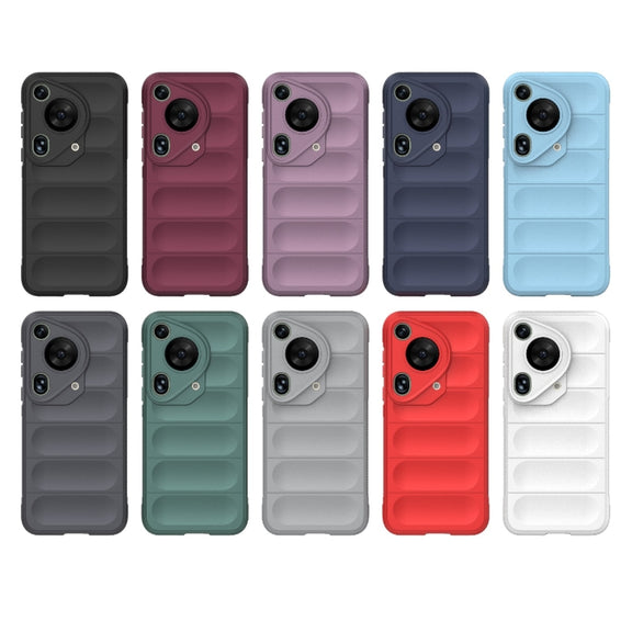 For Huawei Pura 70 Ultra Magic Shield TPU + Flannel Phone Case(Black)