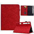 For Samsung Galaxy Tab S9 Rhombus TPU Smart Leather Tablet Case(Red) - Galaxy Tab S9 Cases by PMC Jewellery | Online Shopping South Africa | PMC Jewellery | Buy Now Pay Later Mobicred