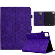 For iPad Pro 11 2024 Rhombus TPU Smart Leather Tablet Case(Purple) - iPad Pro 11 2024 Cases by PMC TechLife | Online Shopping South Africa | PMC TechLife | Buy Now Pay Later Mobicred