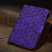 For iPad Pro 11 2024 Rhombus TPU Smart Leather Tablet Case(Purple)