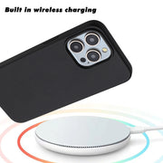For iPhone 14 Pro Wheat MagSafe Magnetic Straw Material + TPU Phone Case(Black)