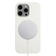 For iPhone 13 Pro Wheat MagSafe Magnetic Straw Material + TPU Phone Case(White) - iPhone 13 Pro Cases by PMC TechLife | Online Shopping South Africa | PMC TechLife