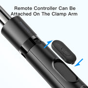 Yesido SF13 Retractable Extended Bluetooth Tripod Phone Live Streaming Selfie Stand(Black)