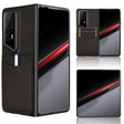 For Honor Magic V2 RSR Porsche Design Litchi Texture Card Slots Back Cover Phone Case(Black) - Honor Cases by PMC TechLife | Online Shopping South Africa | PMC TechLife | Buy Now Pay Later Mobicred