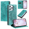 For iPhone 16 Pro Totem Embossed Magnetic Leather Phone Case(Green) - iPhone 16 Pro Cases by PMC TechLife | Online Shopping South Africa | PMC TechLife | Buy Now Pay Later Mobicred