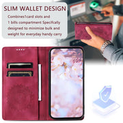 For iPhone 16e Totem Embossed Magnetic Leather Phone Case(Red)
