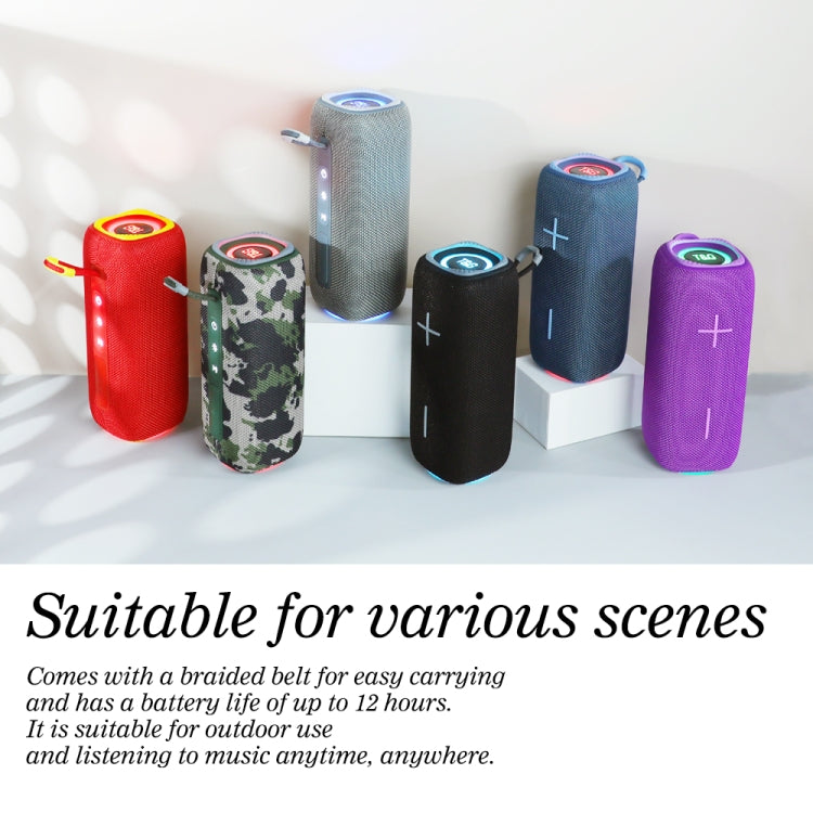 T&G TG654 Portable 3D Stereo Subwoofer Wireless Bluetooth Speaker(Camouflage)