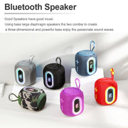 T&G TG664 LED Portable Subwoofer Wireless Bluetooth Speaker(Camouflage)