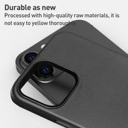 For iPhone 15 Pro Lamb Grain PU Back Cover Phone Case(Brown)