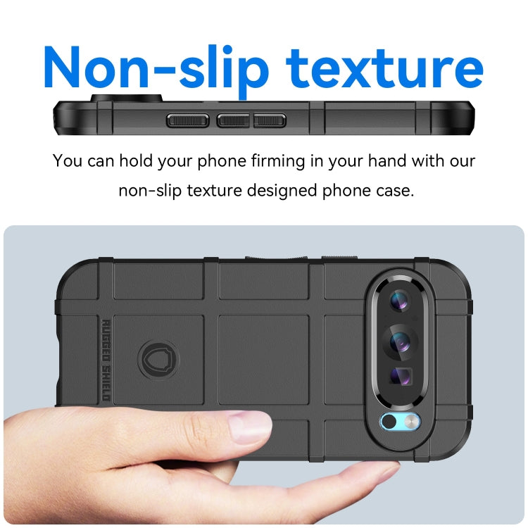 For Google Pixel 9 Full Coverage Shockproof TPU Phone Case(Black)