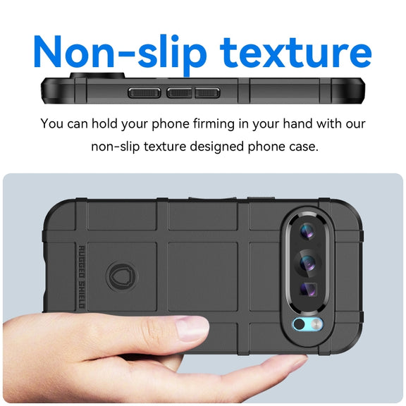 For Google Pixel 9 Full Coverage Shockproof TPU Phone Case(Black)