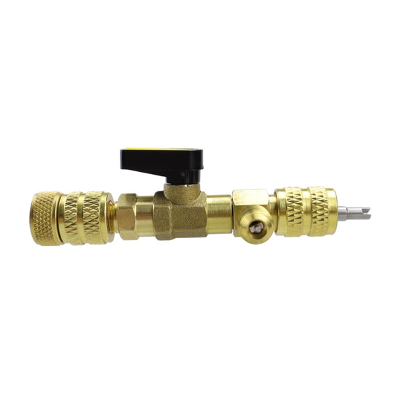 CP-4091 T6 Spool Remover Installation Tool with Dual Size SAE 1/4 and 5/16 Ports(Gold)
