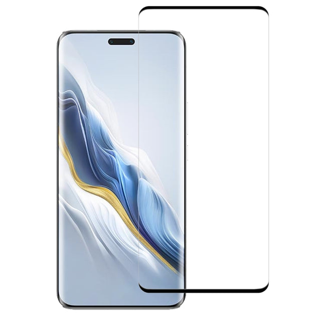 For Honor Magic6 Pro / X60 Pro 9H HD 3D Curved Edge Tempered Glass Film(Black)