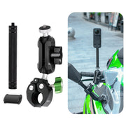 RUIGPRO Crab Clamp Action Camera Bracket 1/4 Ball Head Mount with Rod