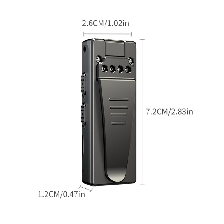 Z8 HD 1080P Surveillance Camera Recorder Pen with Clip(Black)