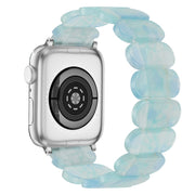 For Apple Watch Ultra 49mm Stretch Rope Resin Watch Band(Ice Green)