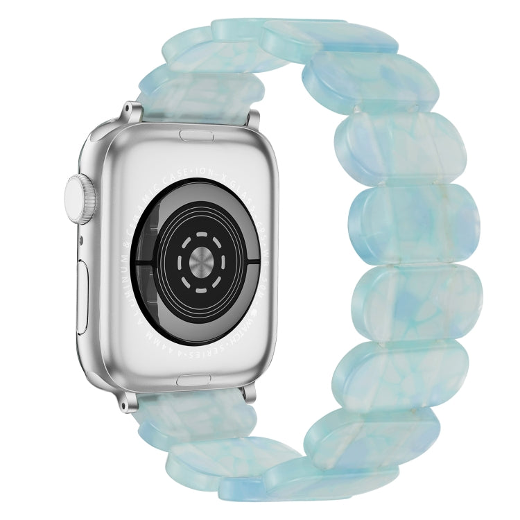 For Apple Watch Ultra 49mm Stretch Rope Resin Watch Band(Ice Green)