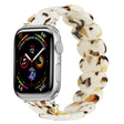 For Apple Watch Series 7 41mm Stretch Rope Resin Watch Band(Nougat) - Watch Bands by PMC TechLife | Online Shopping South Africa | PMC TechLife