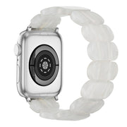 For Apple Watch Series 6 40mm Stretch Rope Resin Watch Band(Fluorescent Color)
