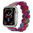 For Apple Watch Series 5 40mm Stretch Rope Resin Watch Band(Pearlescent Rainbow) - Watch Bands by PMC TechLife | Online Shopping South Africa | PMC TechLife