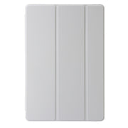 For Huawei MatePad Pro 13.2 2023 Clear Acrylic 3-Fold Leather Tablet Case(Grey)