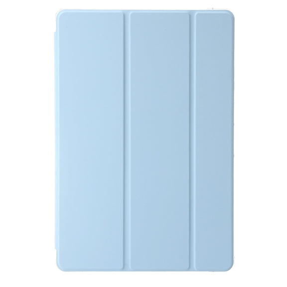 For Huawei MatePad Pro 13.2 2023 Clear Acrylic 3-Fold Leather Tablet Case(Ice Blue)