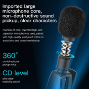YESIDO KR13 Dual Low-latency Wireless Lavalier Microphone with Type-C Receiver(Black)