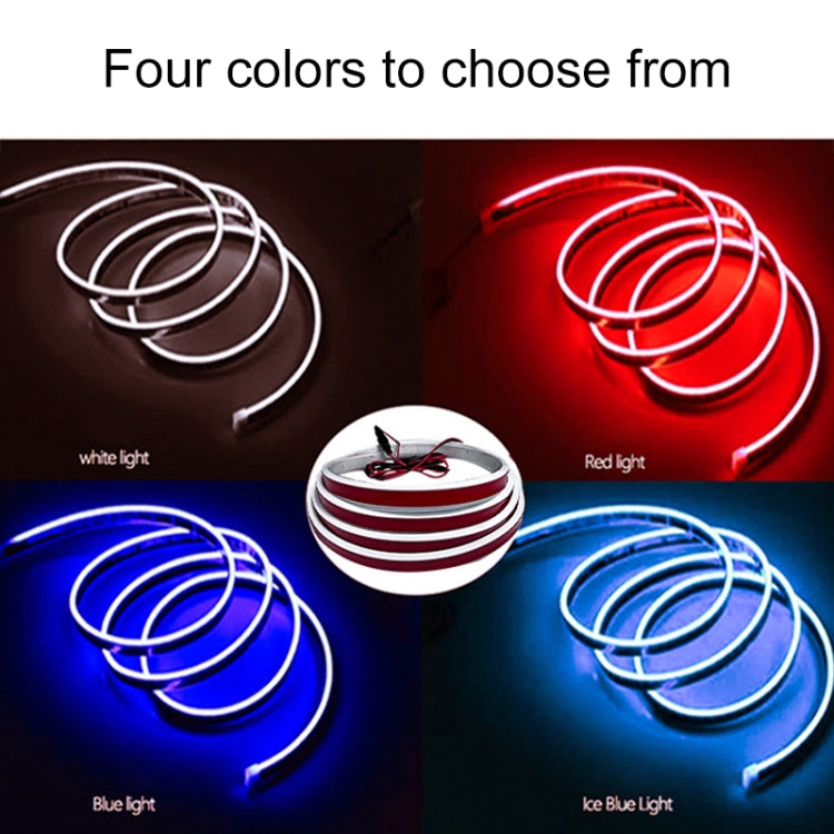 Car Startup Scan Through Hood LED Daytime Running Atmosphere Light, Length:1.5m(Red Light)