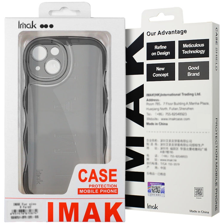 For Xiaomi 14 5G IMAK Wave Bubble Soft Shockproof Phone Case(Purple)