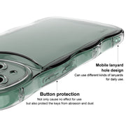 For Xiaomi 14 5G IMAK Wave Bubble Soft Shockproof Phone Case(Transparent Black)
