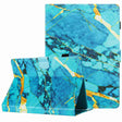 For 10 inch Universal Marble Pattern Stitching Leather Tablet Case(Gold Blue) - 10 - 11 inch by PMC TechLife | Online Shopping South Africa | PMC TechLife | Buy Now Pay Later Mobicred