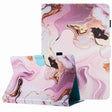 For 10 inch Universal Marble Pattern Stitching Leather Tablet Case(Gold Pink) - 10 - 11 inch by PMC TechLife | Online Shopping South Africa | PMC TechLife | Buy Now Pay Later Mobicred