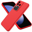 For vivo S18 / S18 Pro / V30 / V30 Pro Solid Color Liquid Silicone Dropproof Full Coverage Protective Case(Red) - S18 Cases by PMC TechLife | Online Shopping South Africa | PMC TechLife