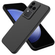 For vivo S18 / S18 Pro / V30 / V30 Pro Solid Color Liquid Silicone Dropproof Full Coverage Protective Case(Black) - S18 Cases by PMC TechLife | Online Shopping South Africa | PMC TechLife