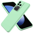 For vivo S18 / S18 Pro / V30 / V30 Pro Solid Color Liquid Silicone Dropproof Full Coverage Protective Case(Green) - S18 Cases by PMC TechLife | Online Shopping South Africa | PMC TechLife
