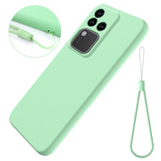For vivo S18 / S18 Pro / V30 / V30 Pro Solid Color Liquid Silicone Dropproof Full Coverage Protective Case(Green)