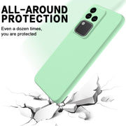 For vivo S18 / S18 Pro / V30 / V30 Pro Solid Color Liquid Silicone Dropproof Full Coverage Protective Case(Green)