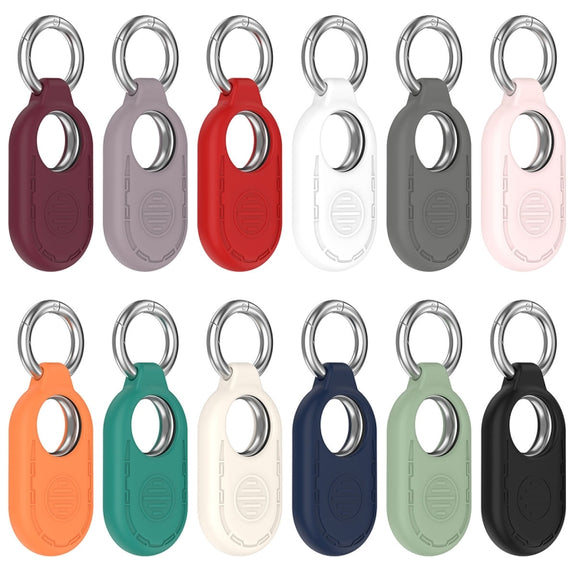 For Samsung Galaxy SmartTag 2 Location Tracker Portable Silicone Protective Case(Dark Grey)