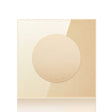 86mm Round LED Tempered Glass Switch Panel, Gold Round Glass, Style:One Open Multiple Control - free shipping - PMC TechLife - Order now!