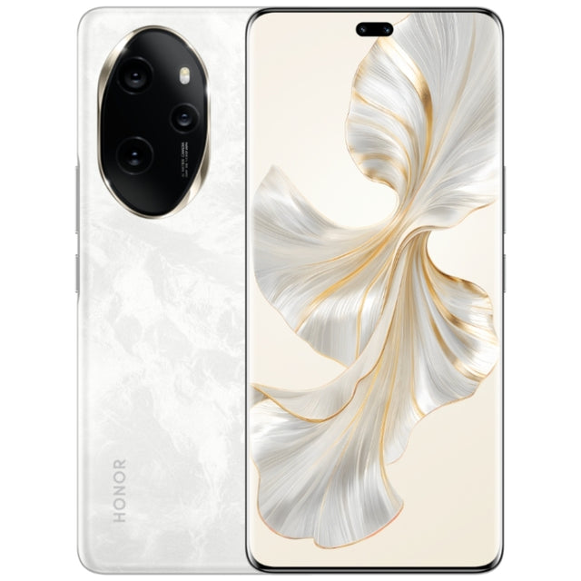Honor 100 Pro, 16GB+512GB, Screen Fingerprint Identification, 6.78 inch MagicOS 7.2 Snapdragon 8 Gen 2 Octa Core up to 3.19GHz, Network: 5G, NFC, OTG, Support Google Play(White)