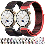 18mm Universal Nylon Loop Watch Band(Black Blue)