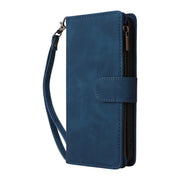For Google Pixel 9 Pro Multifunctional Multi-Card Wallet Phone Leather Case(Blue)