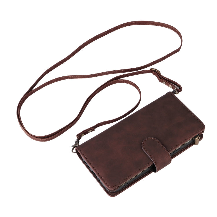 For Google Pixel 9 Pro Multifunctional Multi-Card Wallet Phone Leather Case(Coffee)
