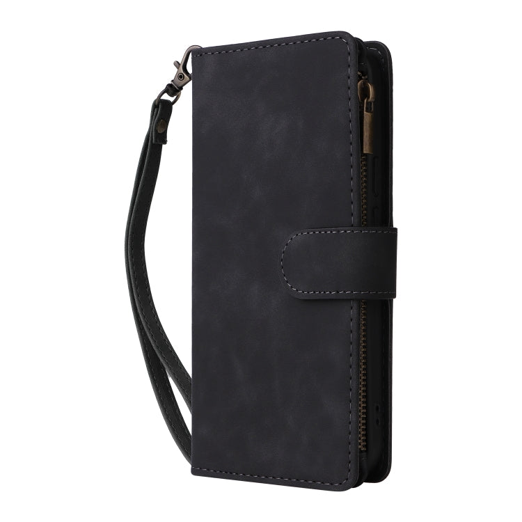 For Google Pixel 9 Multifunctional Multi-Card Wallet Phone Leather Case(Black)